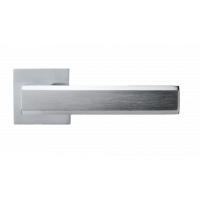DOOR HANDLE 3954 5SQ 96 SATIN CHROME 