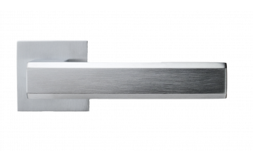 DOOR HANDLE 3954 5SQ 96 SATIN CHROME 