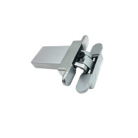 Concealed closer hinge Silver. Hydraulic Hidden Hinge M9-80B-NHS. Self Closing Hinge. Pack of Three