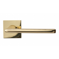 DOOR HANDLE 4165 5SQ 01 POLISHED BRASS 