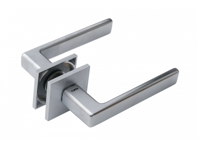 DOOR HANDLE 3095 5SQ SATINE CHROME 