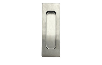 مقبض الباب الجرار QD-007. مقبض فضي مستطيل مسطح للباب المنزلق.
