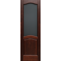 DOOR LEO MAHOGANY + GLASS
