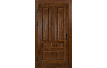 Merida Antique Walnut. Solid Wooden Entrance Door