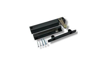 Hydraulic door damper P702R-W-S Black. Door Damper Surface Mounting
