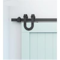 Barn Door Sliding System HM2003, Black.