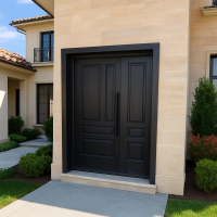 Merida Double. Solid Wooden Entrance Door. Wenge