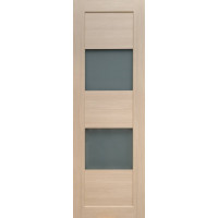 WPC waterproof door C02 Oak Bleached +Glass