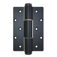 Hydraulic door hinges M6-75-A Black. Pack of Two